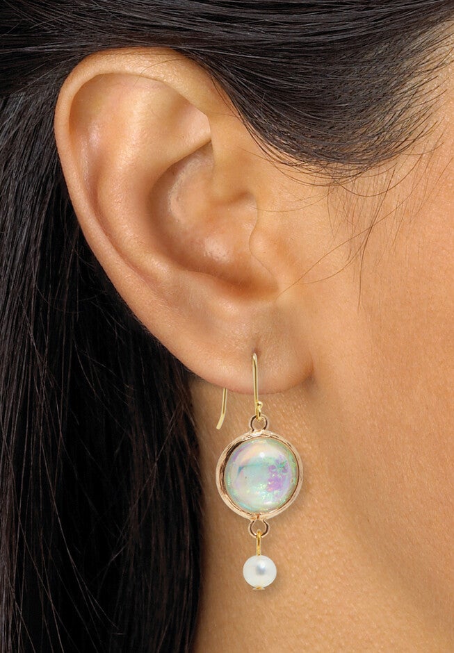 Simulated Opal Jewelry Set, , alternate image number null