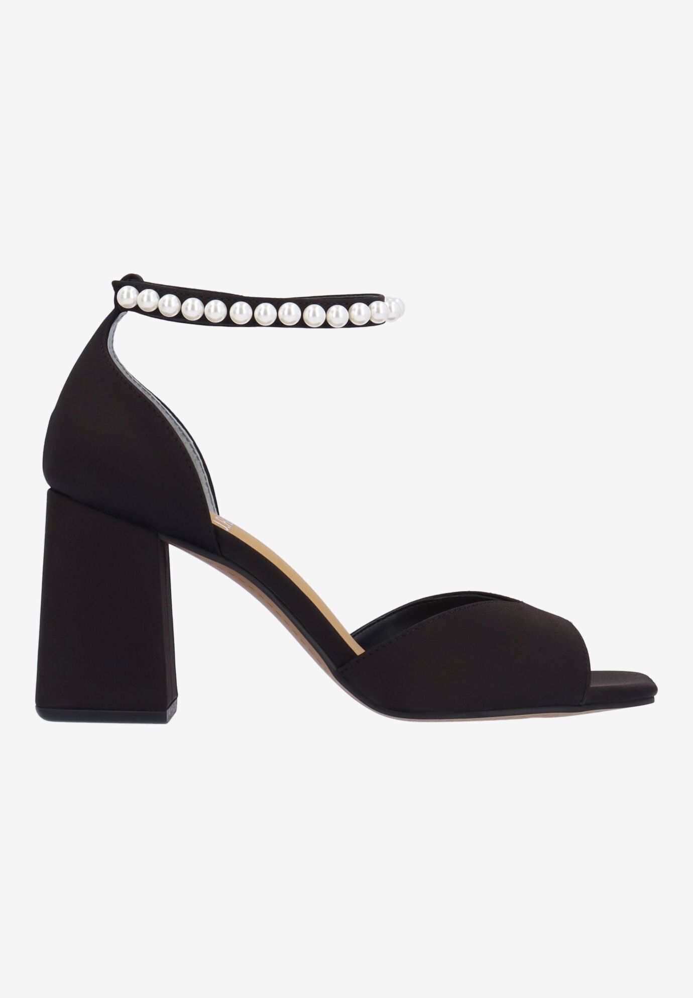 Nerida Ankle Strap Sandal, BLACK, alternate image number 3