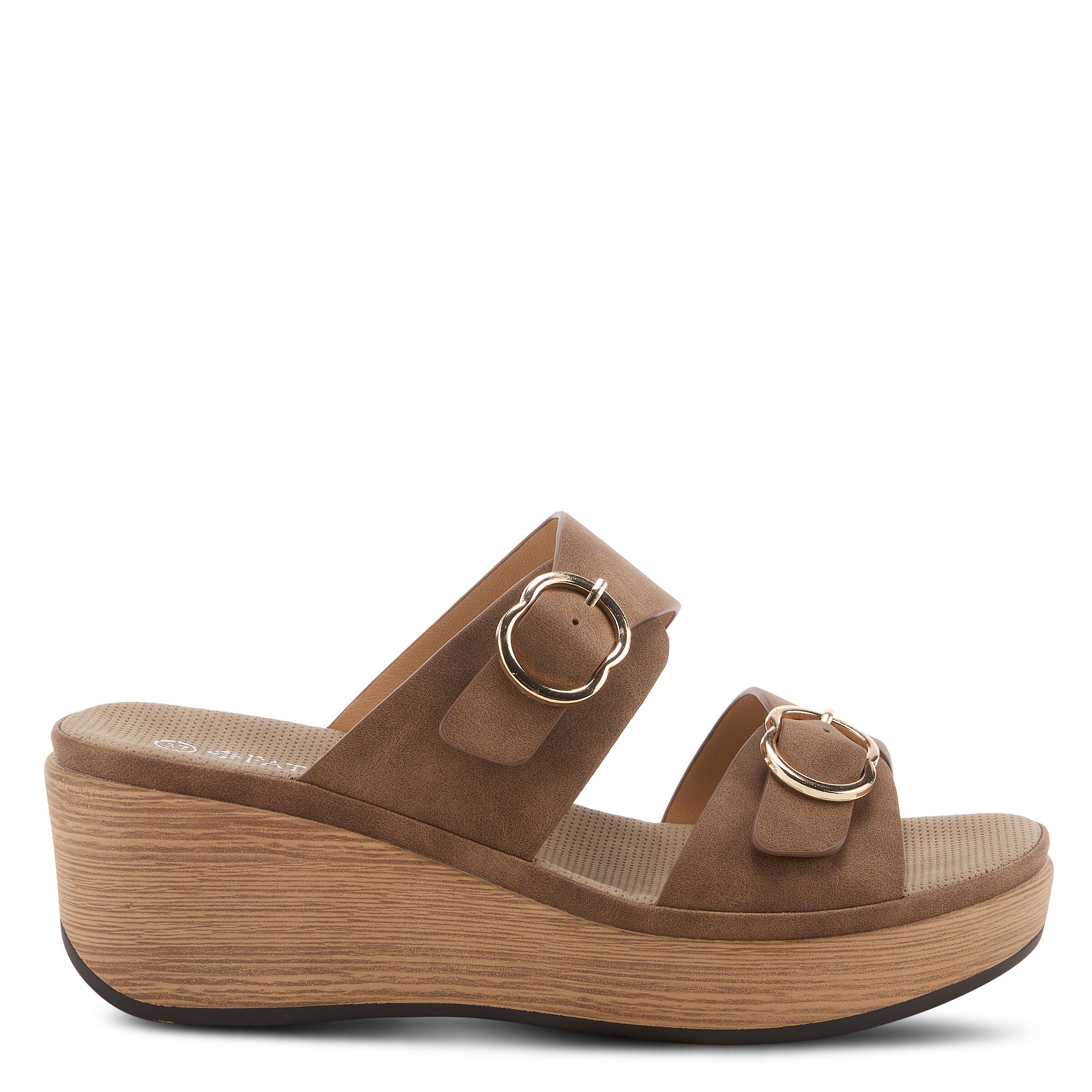 Shaniho Slide Sandal, BROWN, alternate image number 5