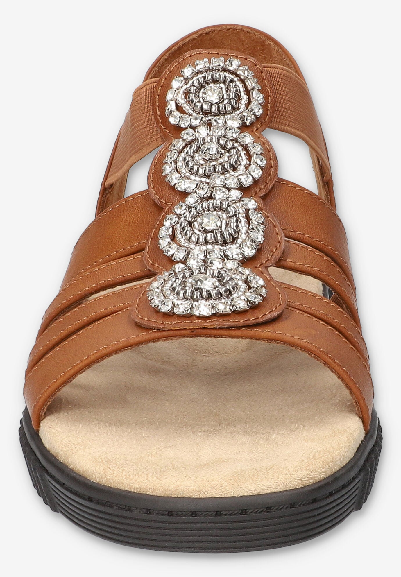 Samira Platform Sandal, LUGGAGE, on-hover image number 1