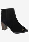 Lex Shootie , BLACK SUEDE LEATHER, hi-res image number null