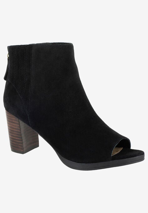 Lex Shootie , BLACK SUEDE LEATHER, hi-res image number null