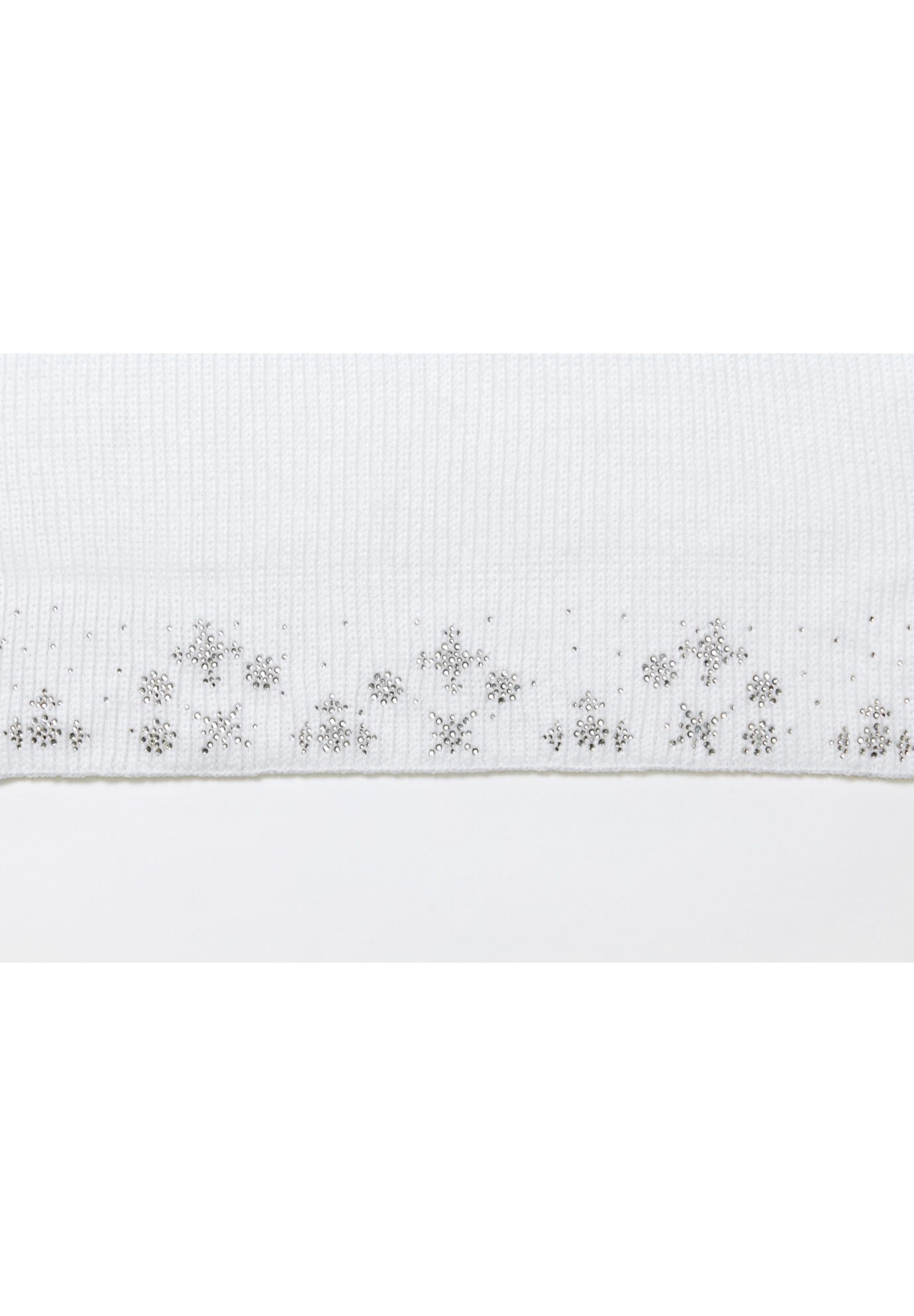 3 Piece Embellished Hat, Scarf And Gloves Set, WHITE, alternate image number 2