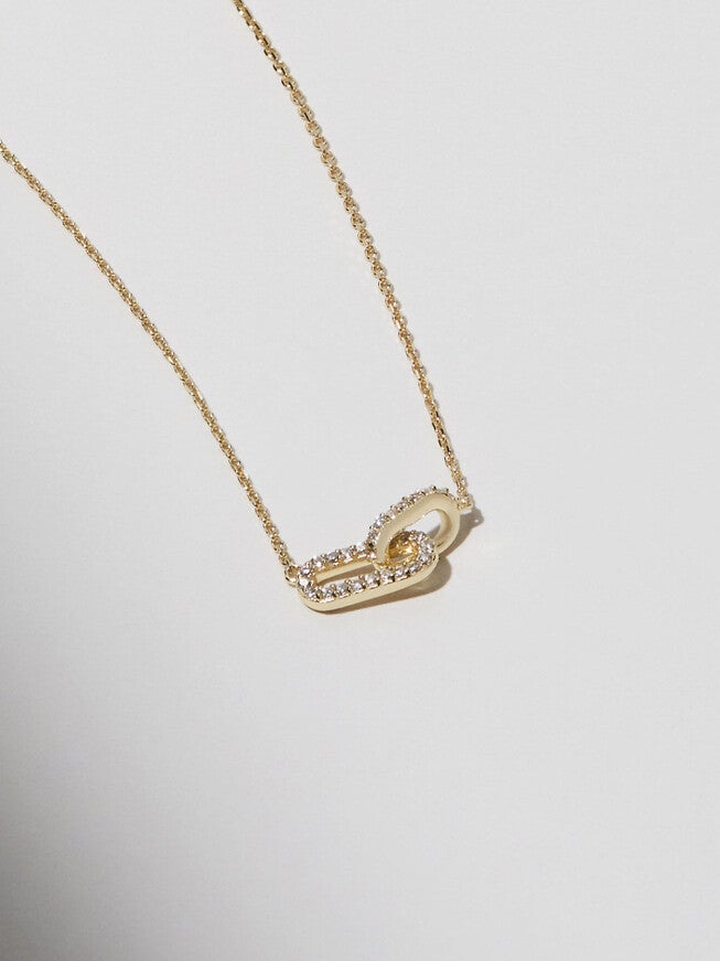 Loree Chain Link Necklace, GOLD, alternate image number 5