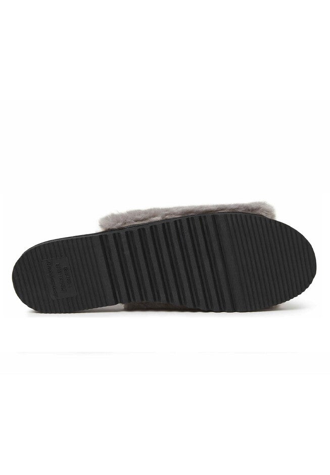 Cairns Shearling Slide Slippers, , alternate image number null