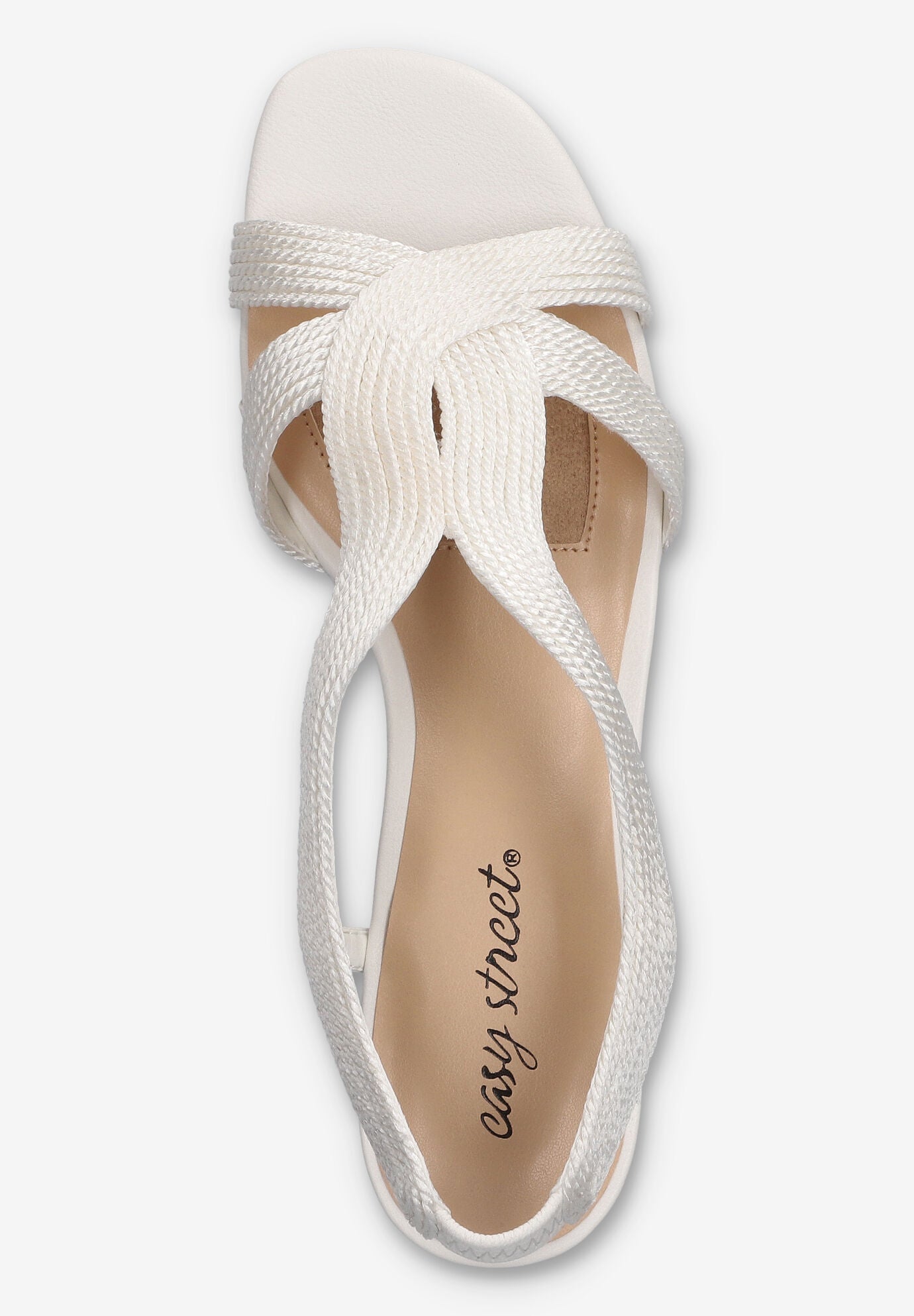 Festival Block Heel Sandal, WHITE WOVEN, alternate image number 6