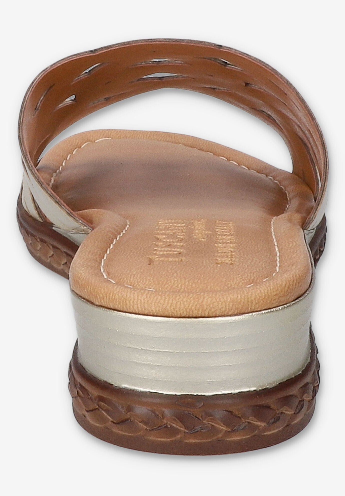 Edda Wedge Sandal, CHAMPAGNE, alternate image number 3