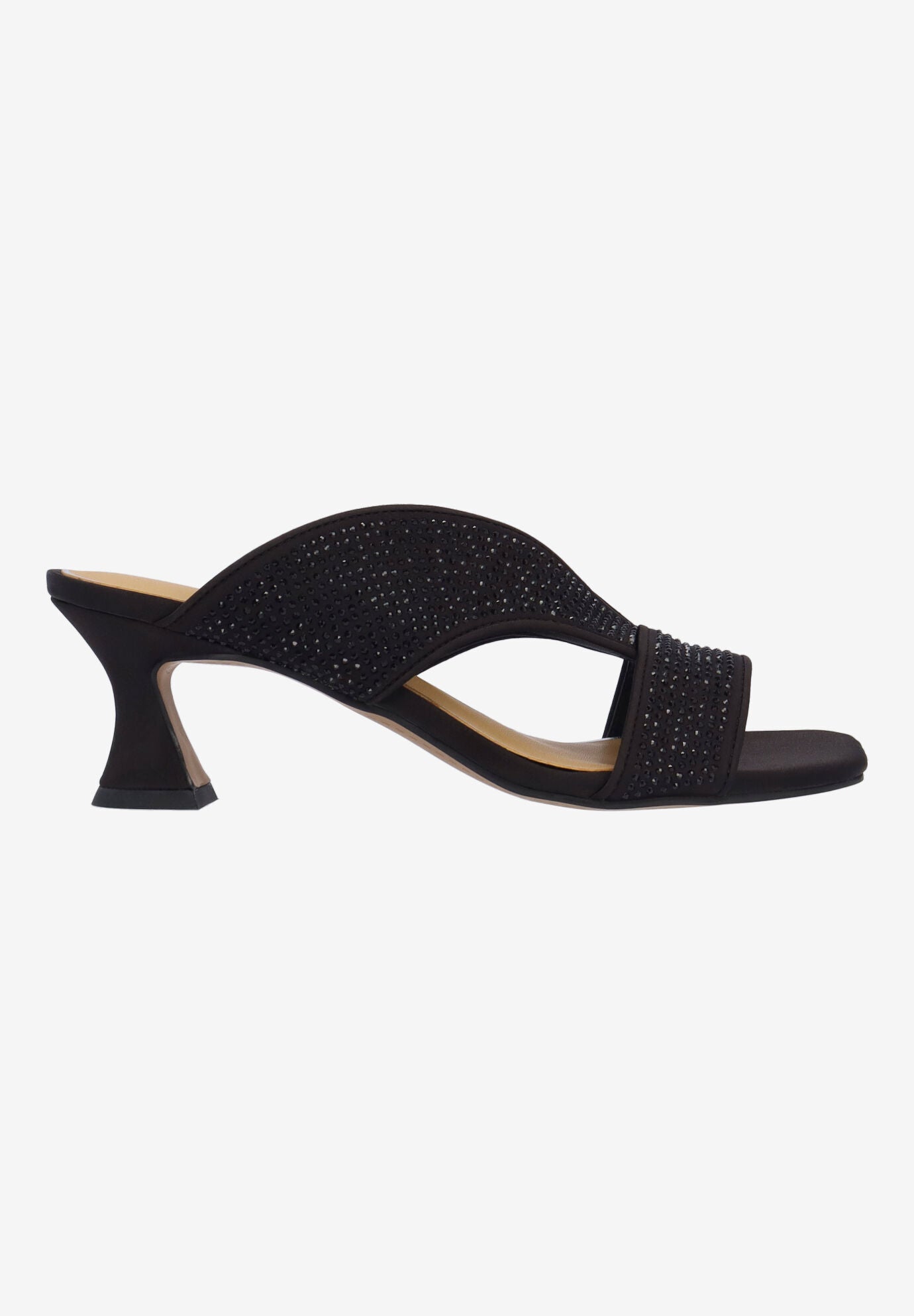 Cassia Slip On Sandal, BLACK, alternate image number 3