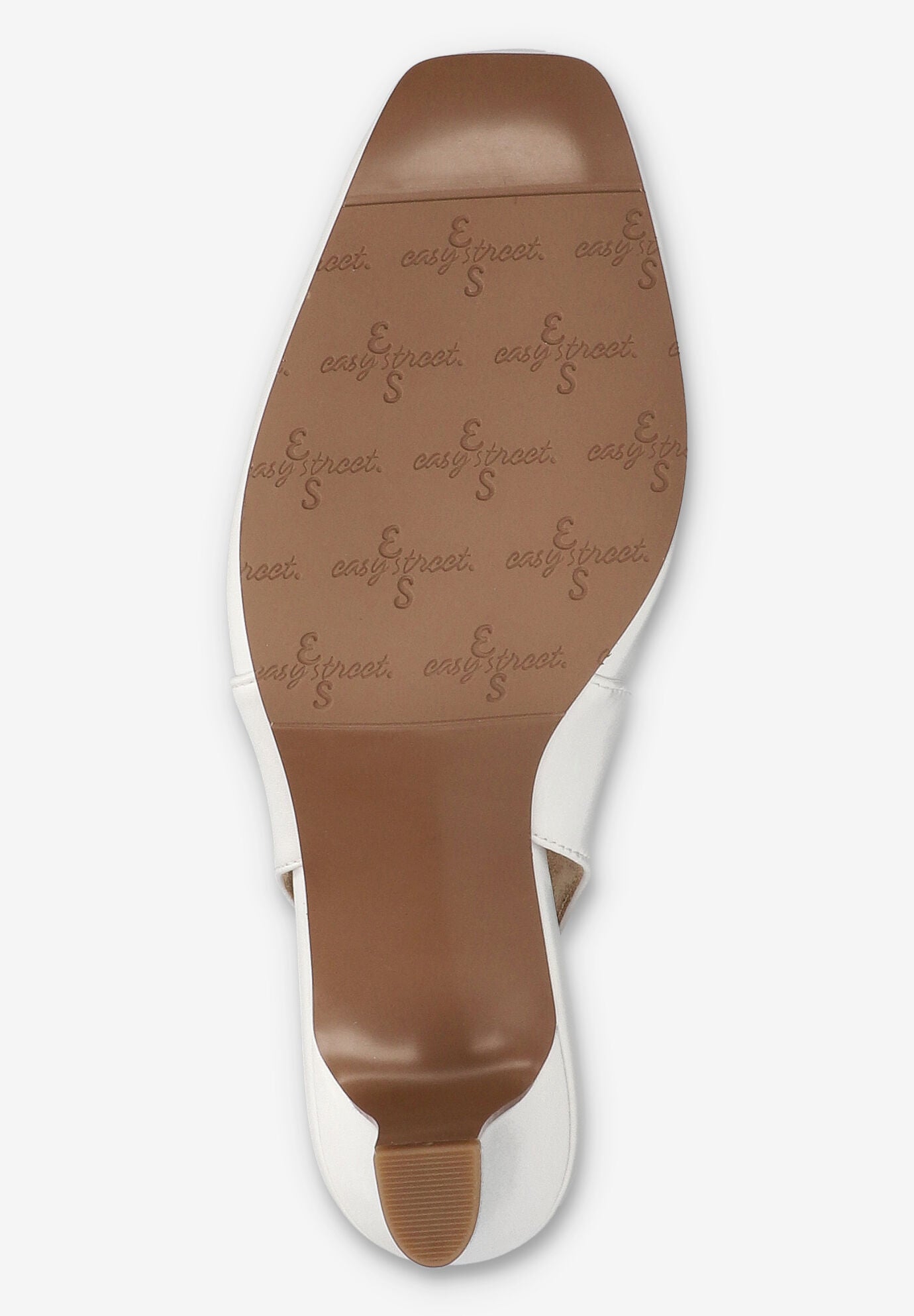 Ritsa Square Toe Slingback Pump, WHITE, alternate image number 5