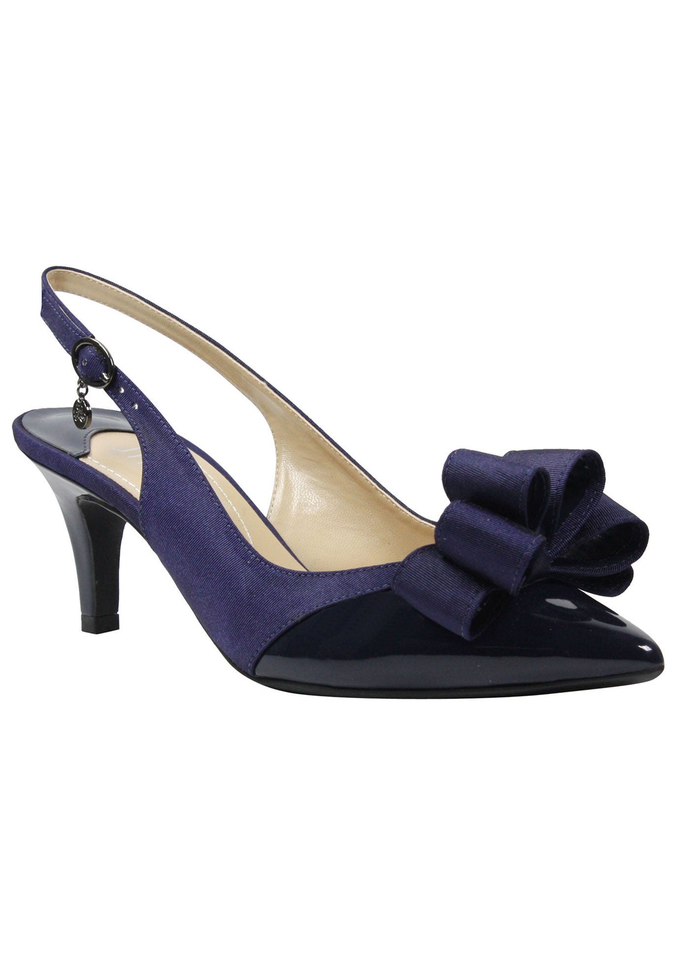 Gabino Pumps by J. Renee®, NAVY NAVY, hi-res image number 0
