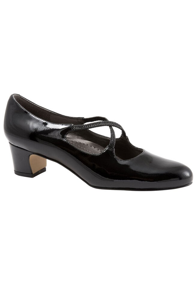 Jamie Pump by Trotters®, BLACK PATENT, hi-res image number 0