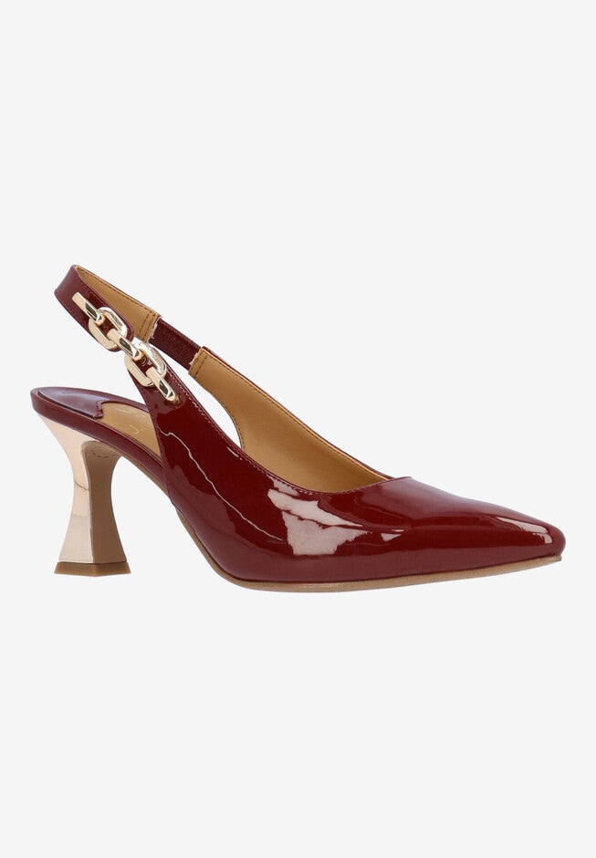Krissa Slingback Pump, DARK CHERRY, hi-res image number 0