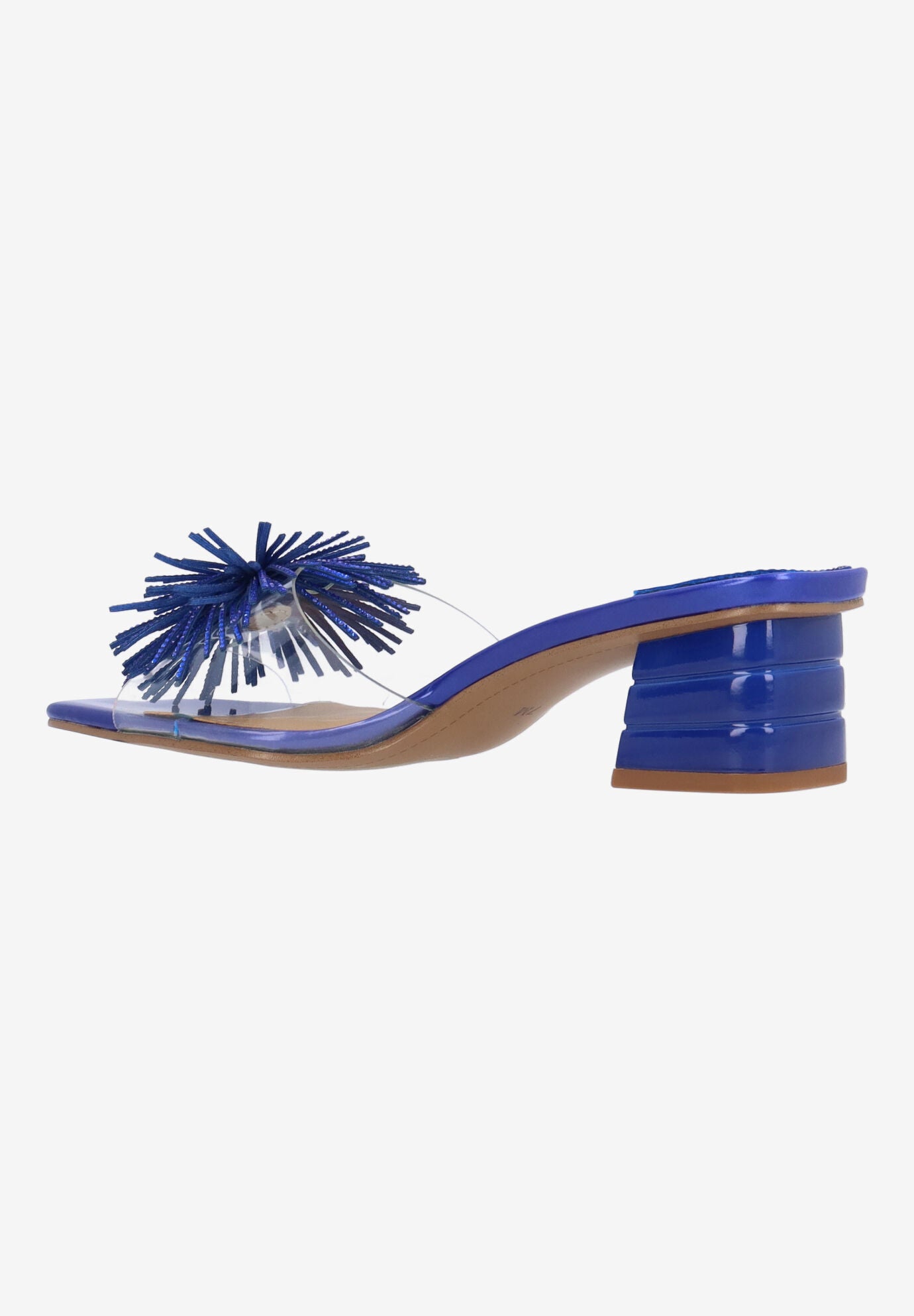 Ozara Slip-On Sandal, CLEAR ROYAL, on-hover image number 1