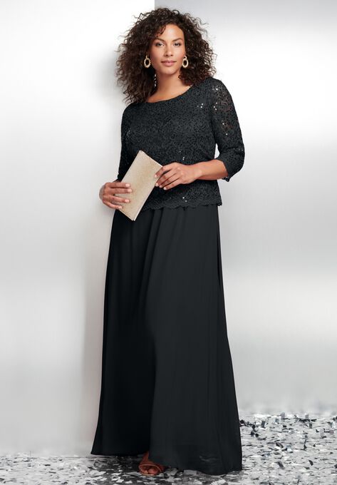 Lace Popover Dress, , alternate image number null