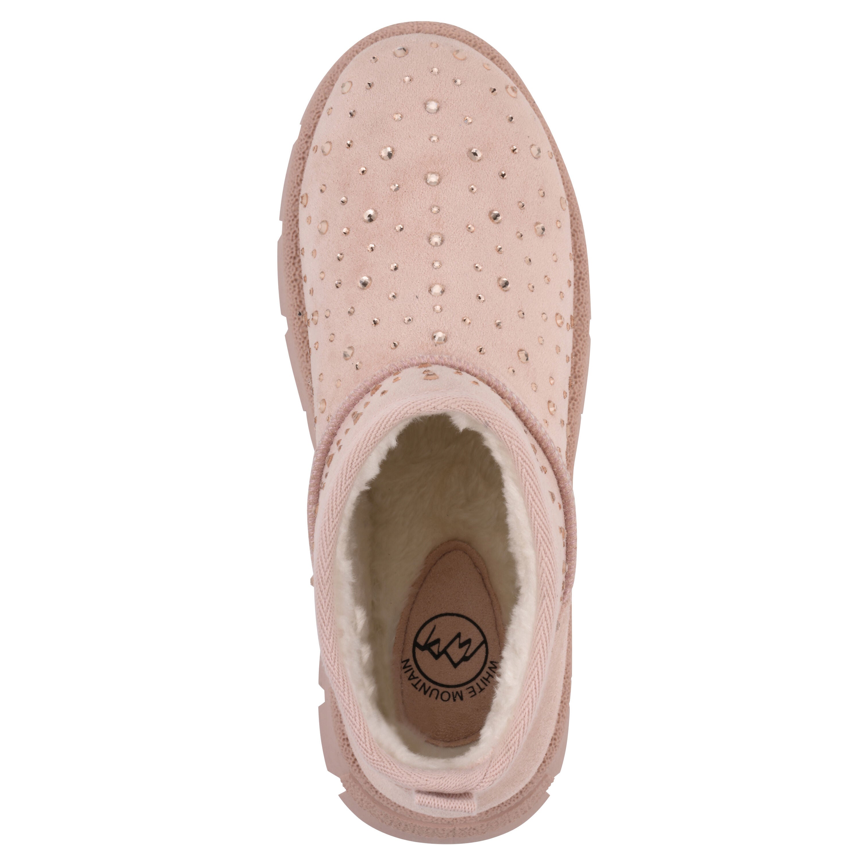 Tomas Faux Fur Bootie, BLUSH FAUX SUEDE, alternate image number 4