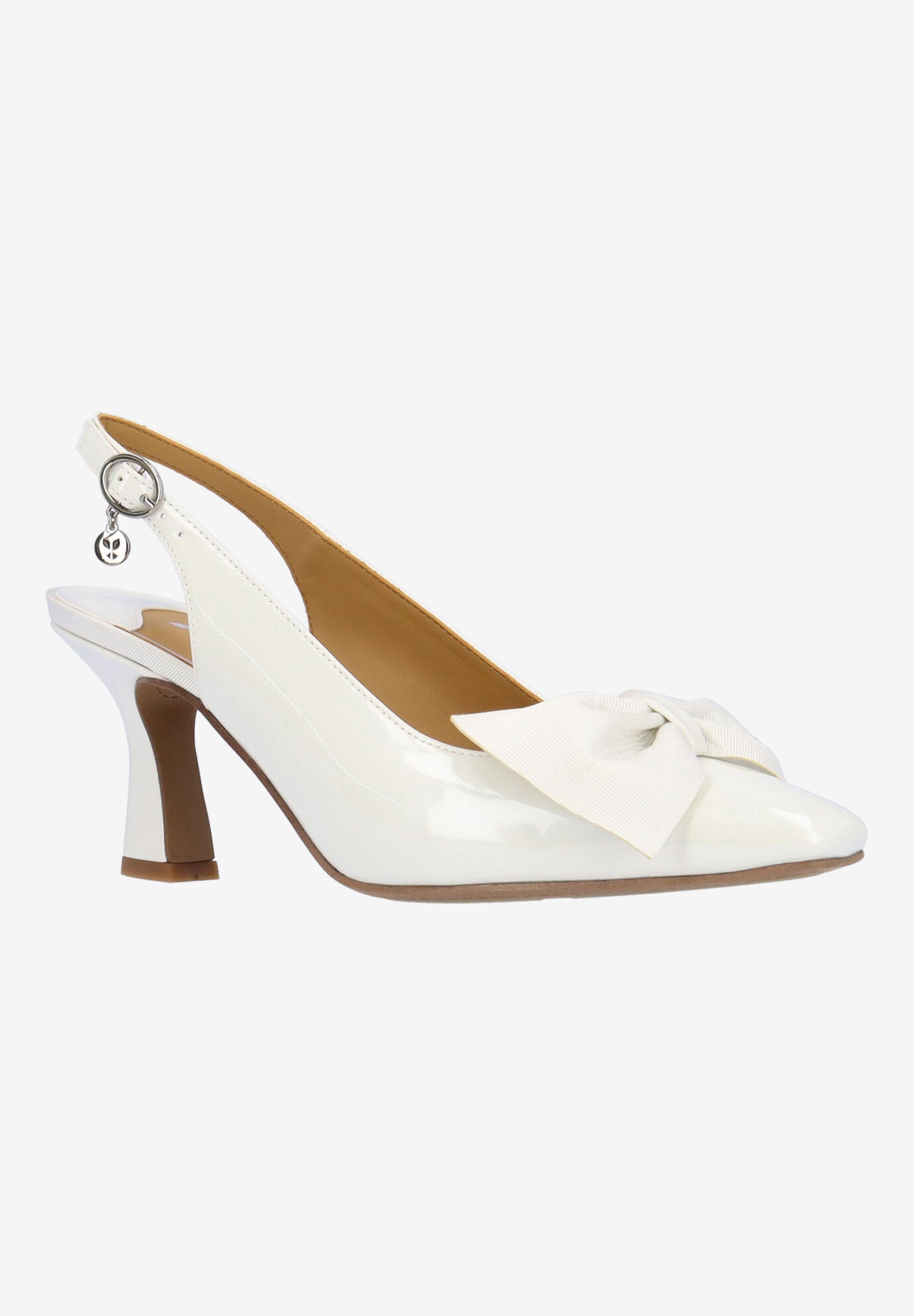 Harlan Slingback Pump, WHITE, hi-res image number 0