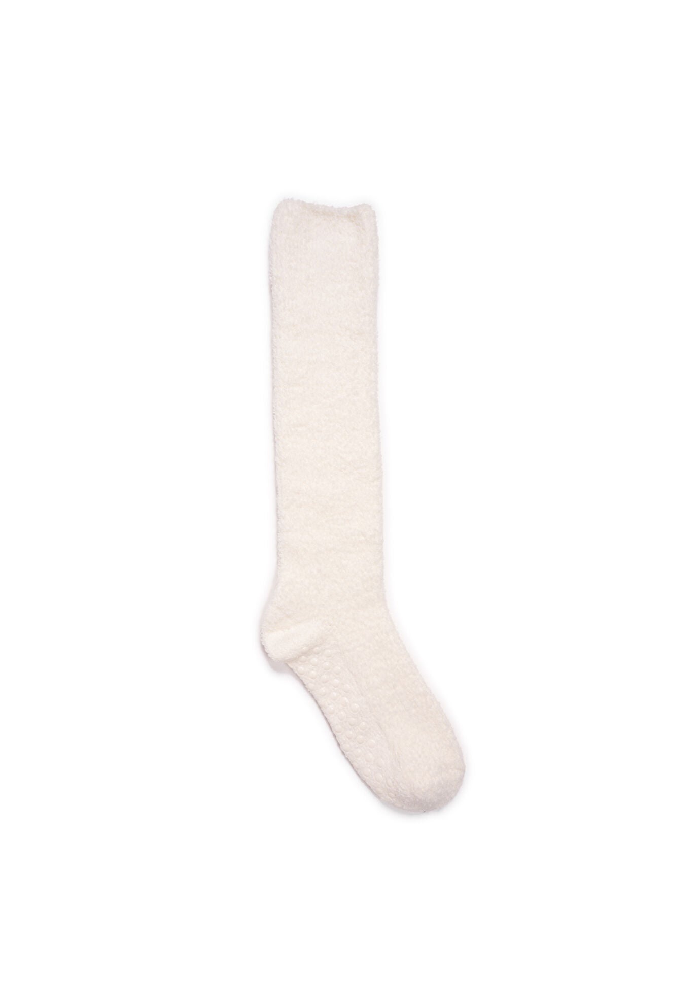 Micro Chenille Slipper Socks, WHITE, hi-res image number 0