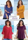 Long-Sleeve V-Neck Ultimate Tee, , alternate image number null