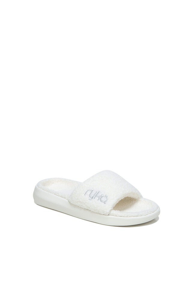 Aimi Cozy Slide Sandal, WHITE, hi-res image number null