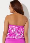 Bandeau Blouson Tankini Top, , on-hover image number 1