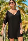 Kinsley Cut Out Cover Up Tunic, BLACK, hi-res image number null