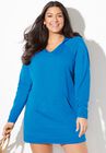 French Terry Hoodie Tunic, , alternate image number null