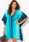 Kelsea Cover Up Tunic, BLUE AZTEC STRIPE, hi-res image number null