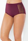 Charlatan Crochet Bikini Bottom, WINE, hi-res image number 0