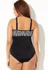 High Neck One Piece Swimsuit, , on-hover image number 1