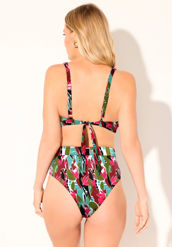 Plunging Triangle Bikini Set, , on-hover image number null