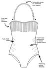 Fringe Bandeau One Piece Swimsuit, , alternate image number null