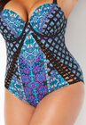 Macrame Underwire One Piece Swimsuit, , alternate image number null