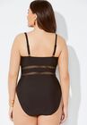 Lattice Plunge One Piece Swimsuit, , on-hover image number 1