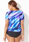 Chlorine Resistant Blouson Swim Tee, , on-hover image number null