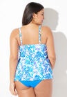 Bra Sized Faux Flyaway Underwire Tankini Top, , on-hover image number null