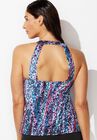 Chlorine Resistant H-Back Tankini Top, , on-hover image number null
