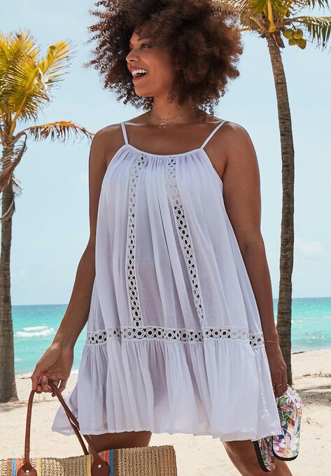 Ansley Tunic Cover Up, WHITE, hi-res image number null
