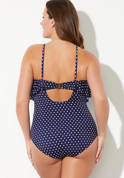 Tiered One Piece Swimsuit, , on-hover image number null