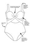 Cut Out Underwire One Piece Swimsuit, , alternate image number 3