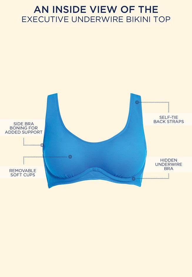 Executive Underwire Bikini Top, , alternate image number null