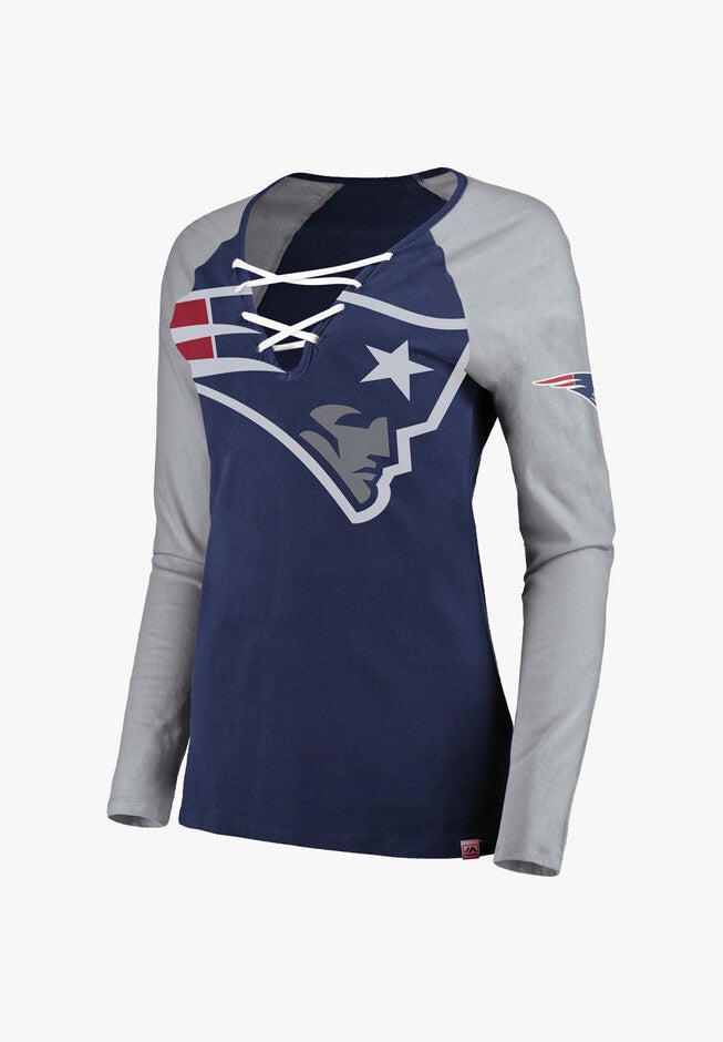 NFL® Lace-Up Tee, PATRIOTS, hi-res image number 0