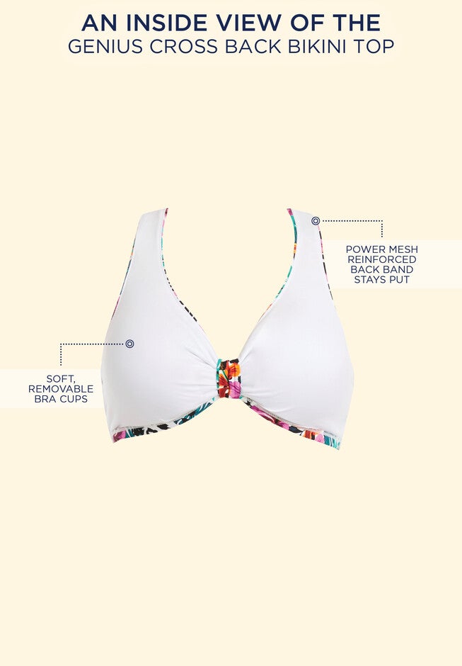 Genius Cross Back Bikini Top, , alternate image number 3