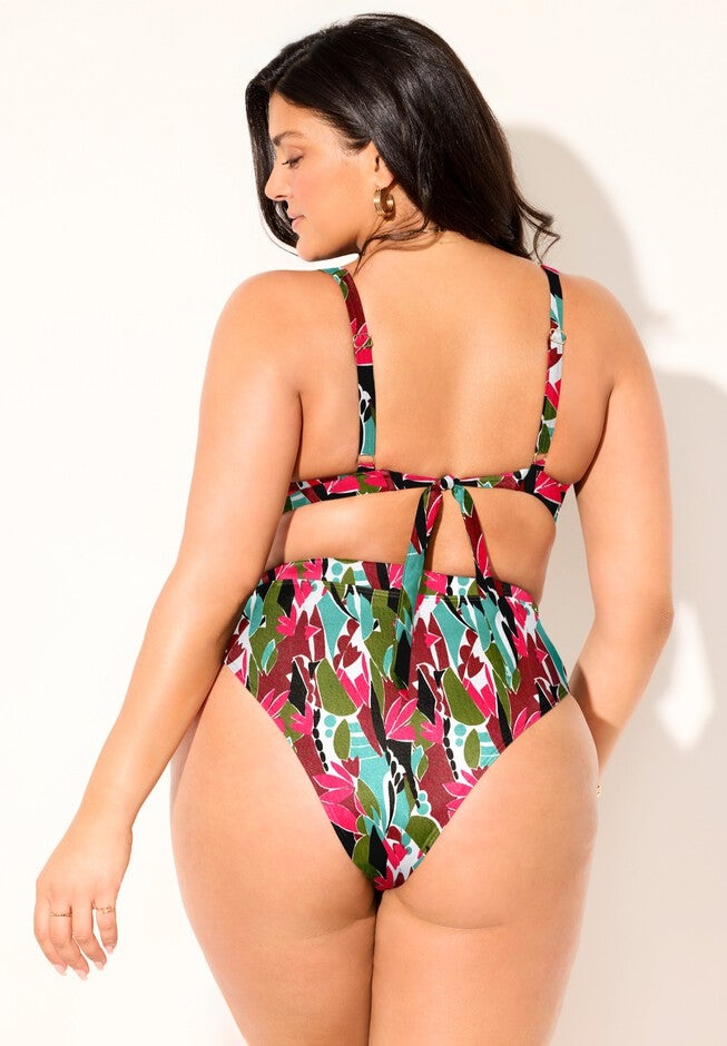 Plunging Triangle Bikini Set, , alternate image number null