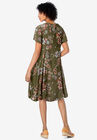 Short Pullover Crinkle Dress, , alternate image number null