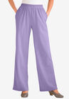 7-Day Knit Wide Leg Pant, SOFT IRIS, hi-res image number null