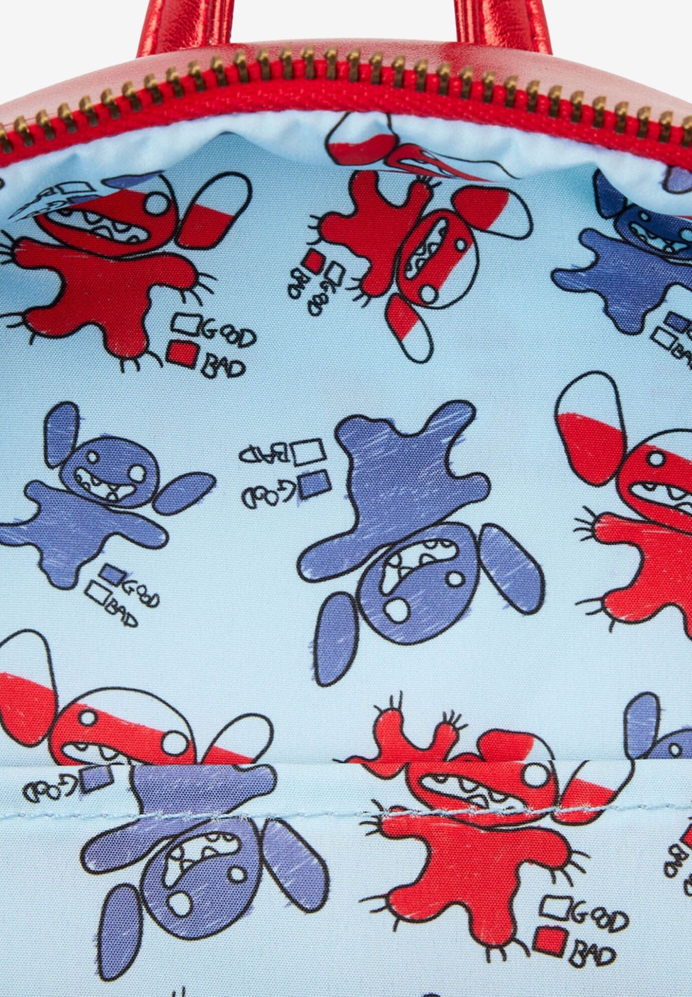 Loungefly X Disney Stitch Devil Cosplay Mini Backpack Handbag Purse Halloween Theme, , alternate image number 5