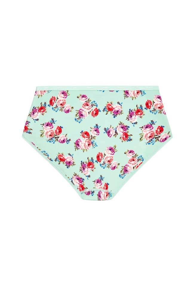 Fashion Microfiber Full Brief, MINT FLORAL, alternate image number null