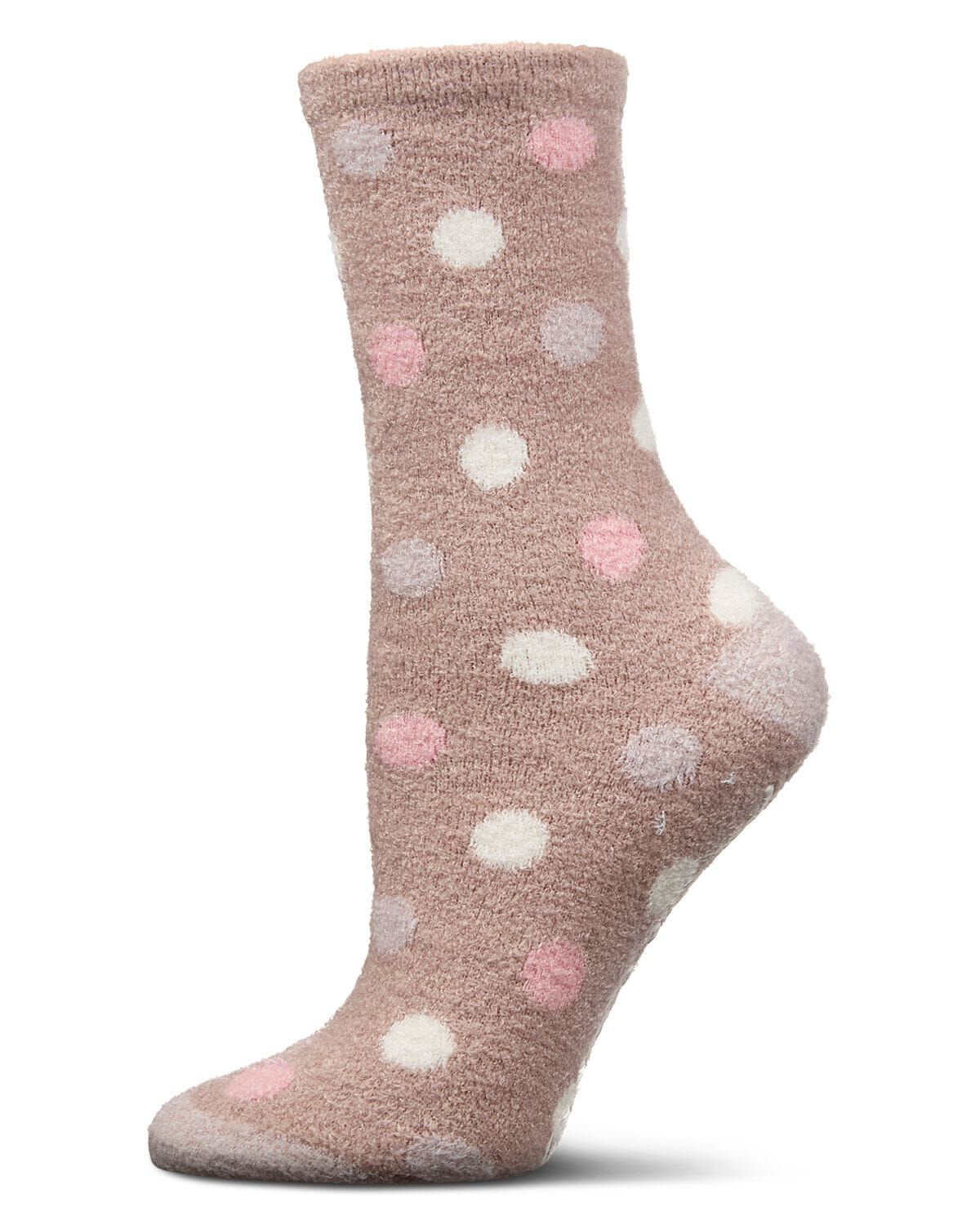 Women&#39;s Blessed Aloe Infused Crew Socks, MAUVE, hi-res image number 0