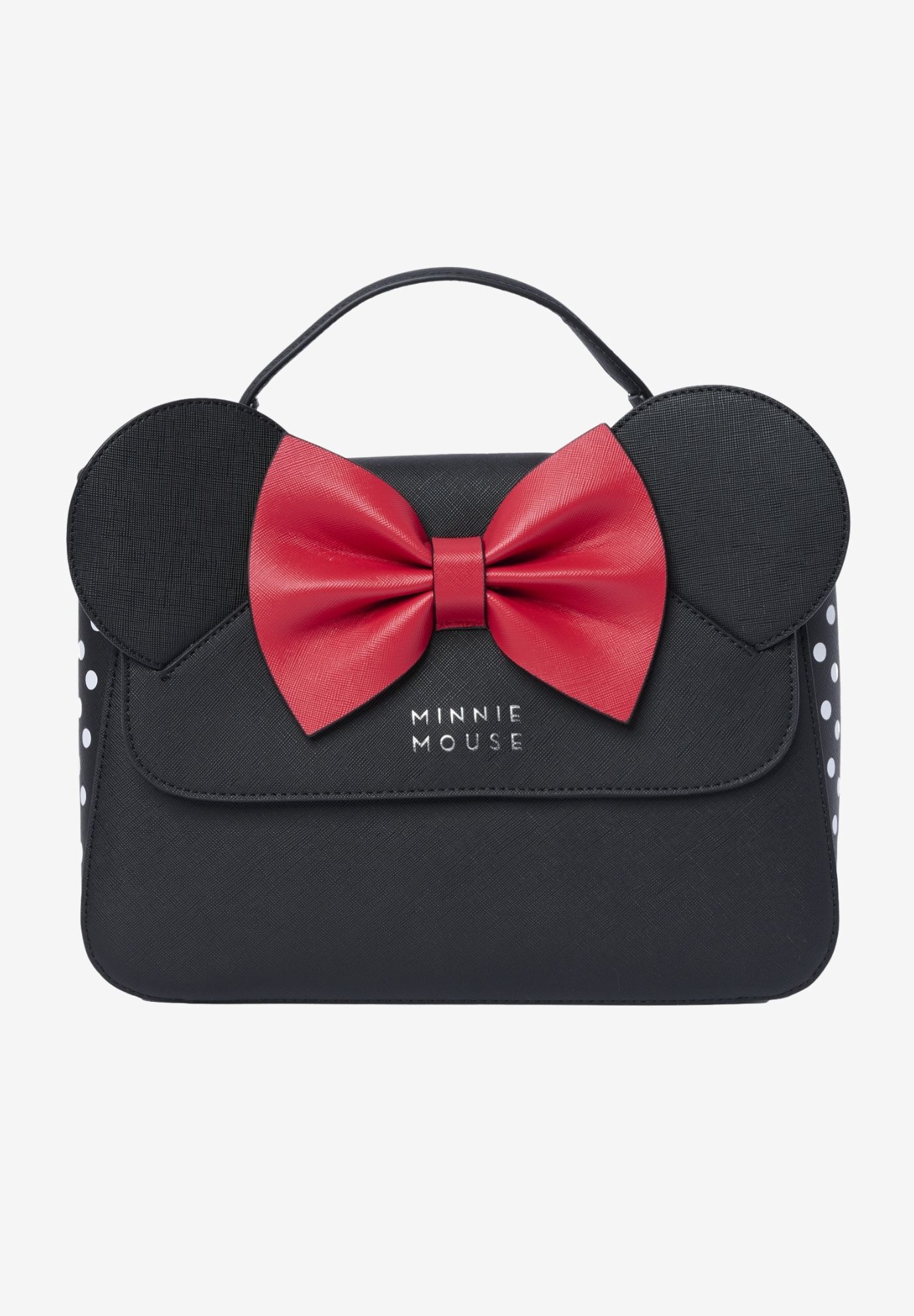 Loungefly X Disney Minnie Mouse Crossbody Purse With Ears And Bow, BLACK, hi-res image number 0