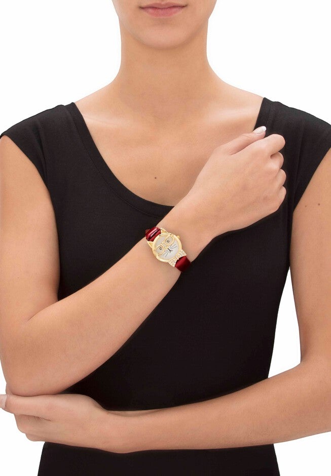 Cat Watch Round Crystal, , alternate image number 2